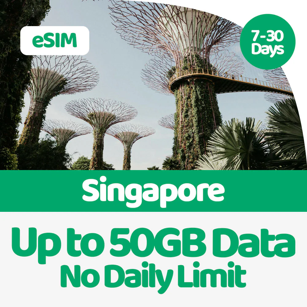 Singapore eSIM | 5GB-50GB
