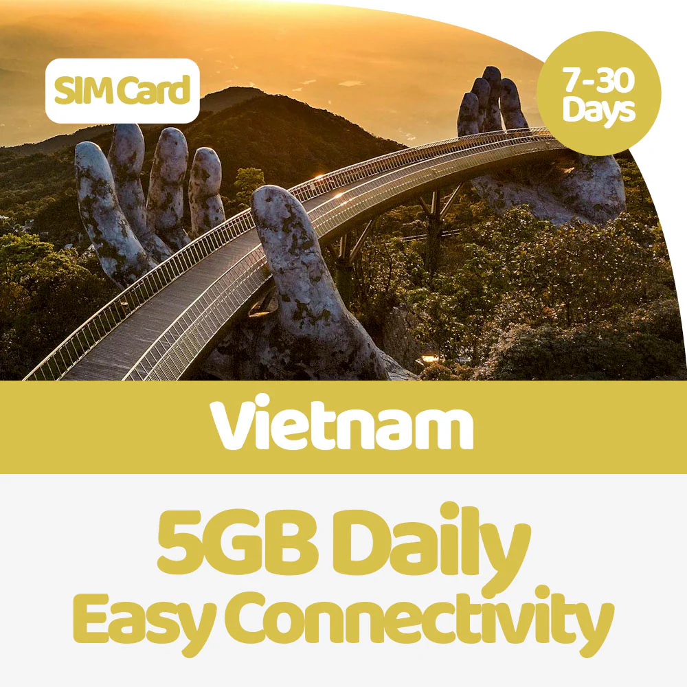 Vietnam Data SIM | 5GB Daily